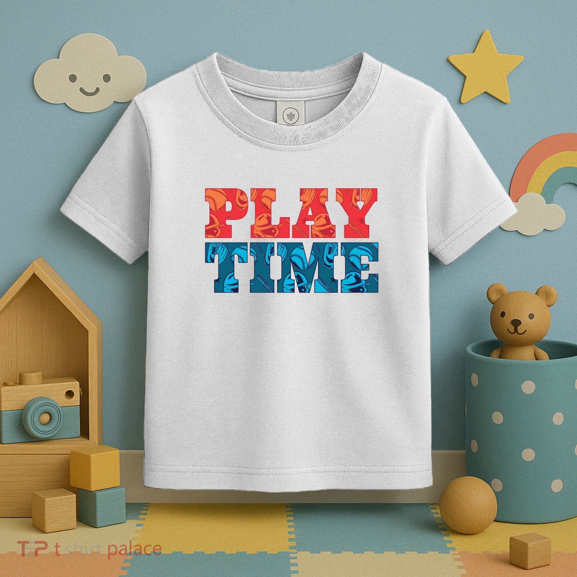 Play Time Baseball Toddler T-Shirt