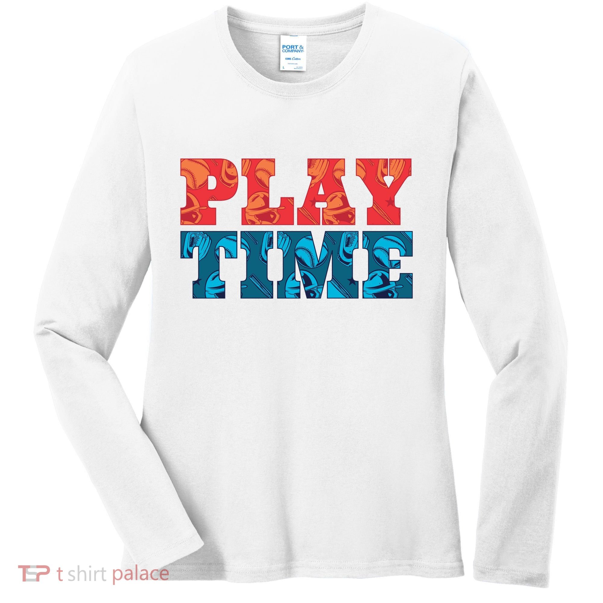 Play Time Baseball Women's Long Sleeve Shirt