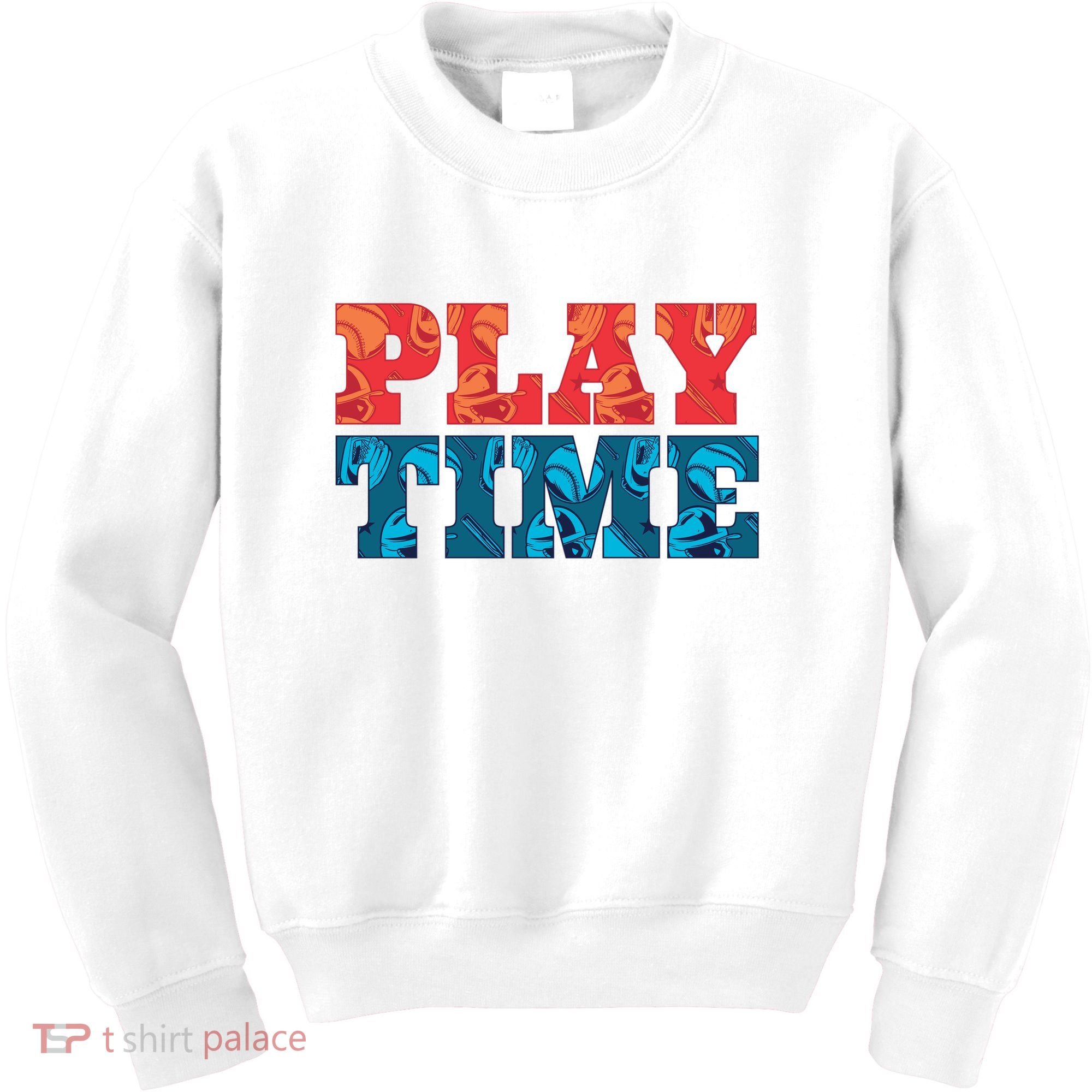 Play Time Baseball Kids Sweatshirt