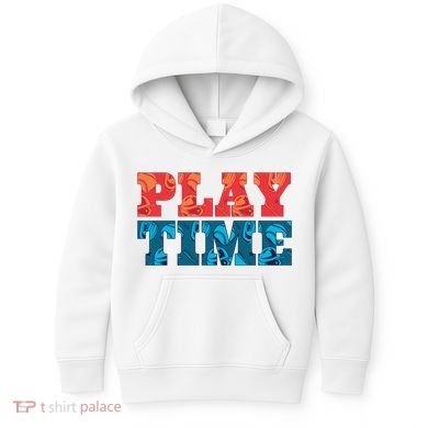 Play Time Baseball Kids Hoodie