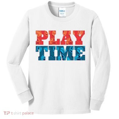 Play Time Baseball Kids Long Sleeve Shirt