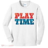 Play Time Baseball Kids Long Sleeve Shirt thumb 0