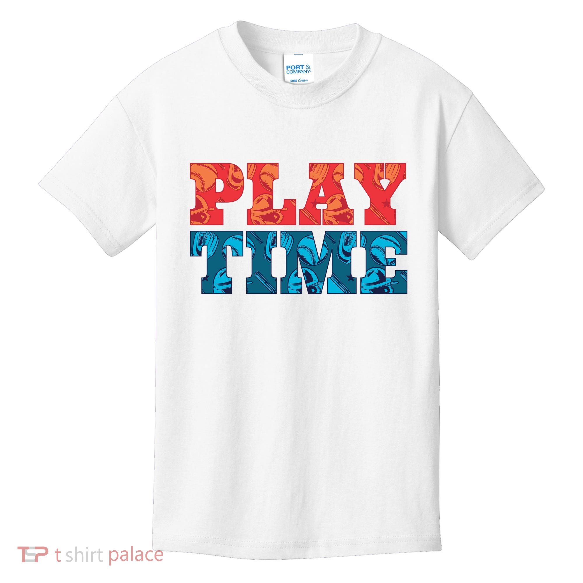 Play Time Baseball Kids T-Shirt