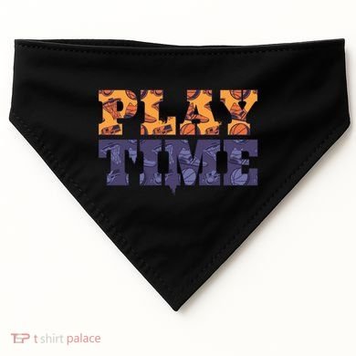 Play Time Basketball USA-Made Doggie Bandana