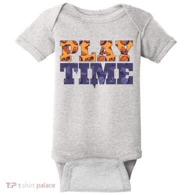 Play Time Basketball Baby Bodysuit