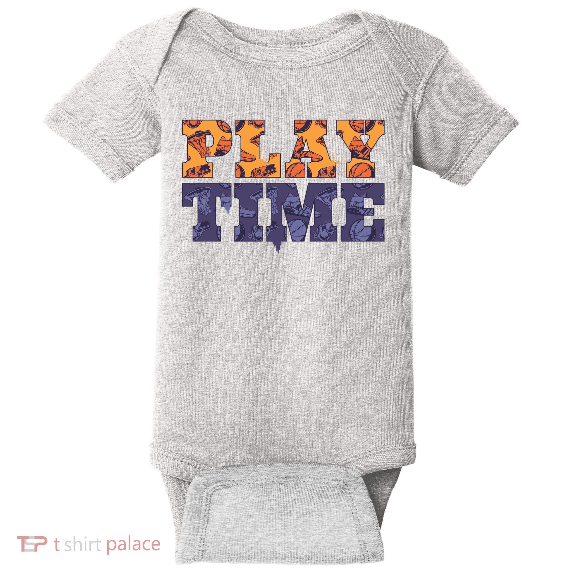 Play Time Basketball Baby Bodysuit