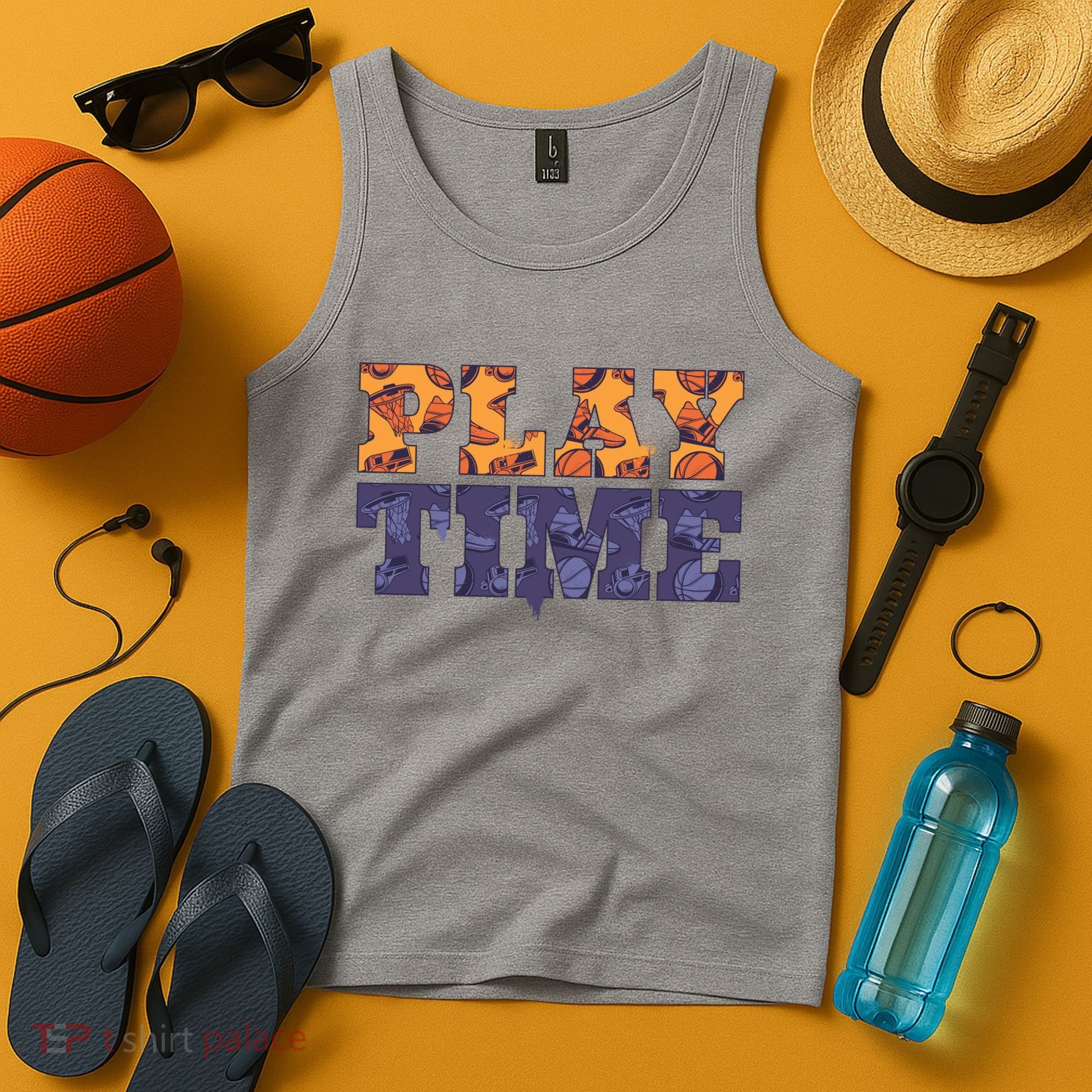 Play Time Basketball Tank Top