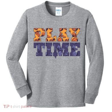 Play Time Basketball Kids Long Sleeve Shirt