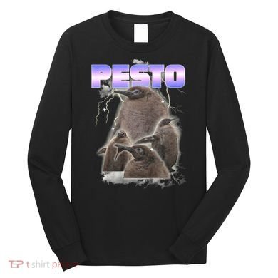 Pesto The Big Penguin Retro Long Sleeve Shirt