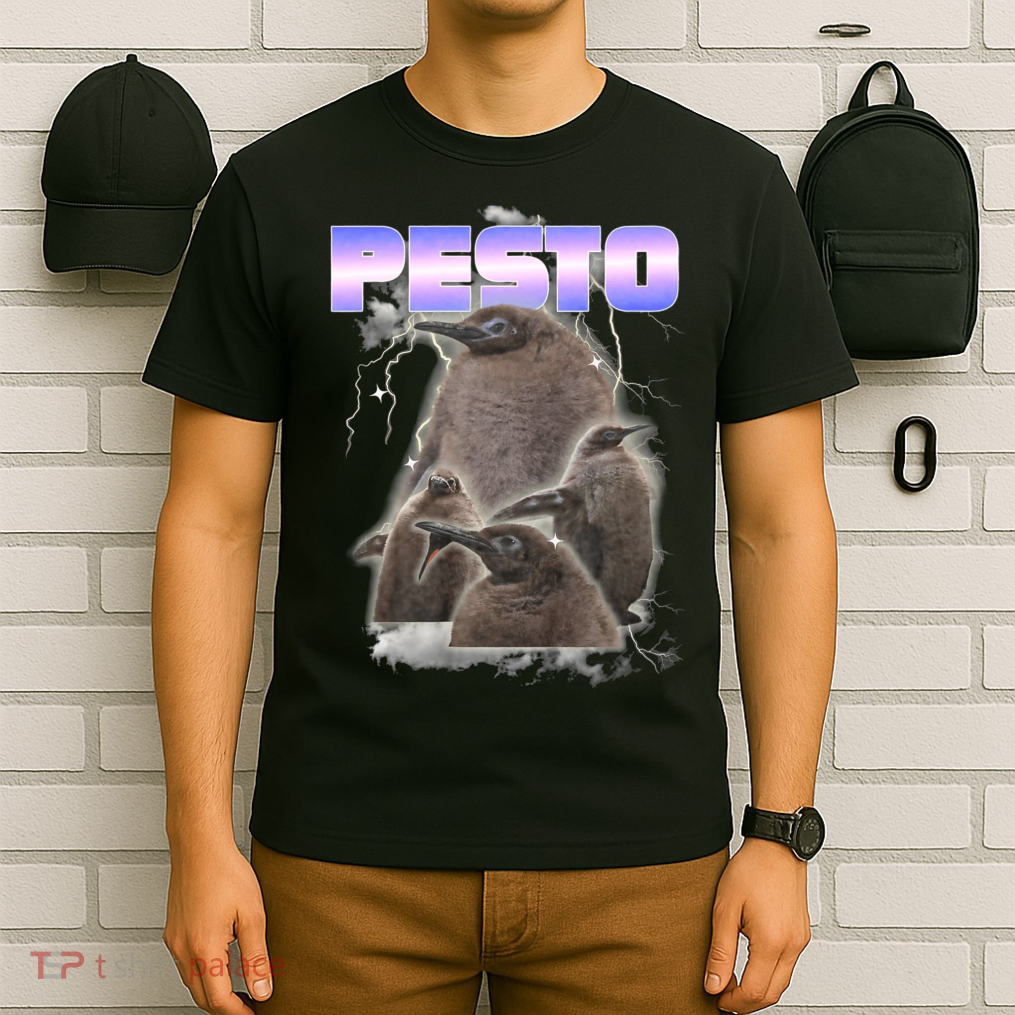 Pesto The Big Penguin Retro T-Shirt