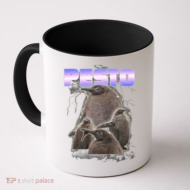Pesto The Big Penguin Retro Coffee Mug