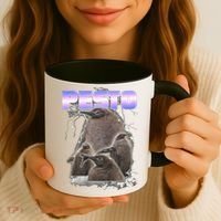 Pesto The Big Penguin Retro Coffee Mug thumb 3