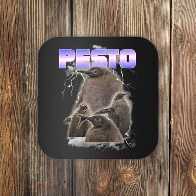 Pesto The Big Penguin Retro Coaster