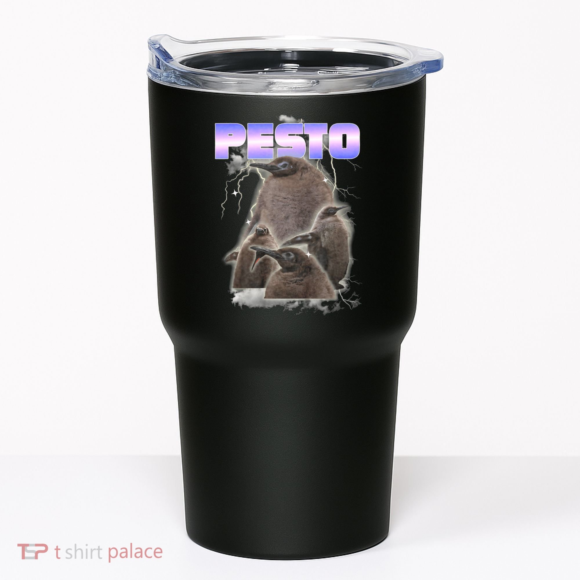 Pesto The Big Penguin Retro Tumbler