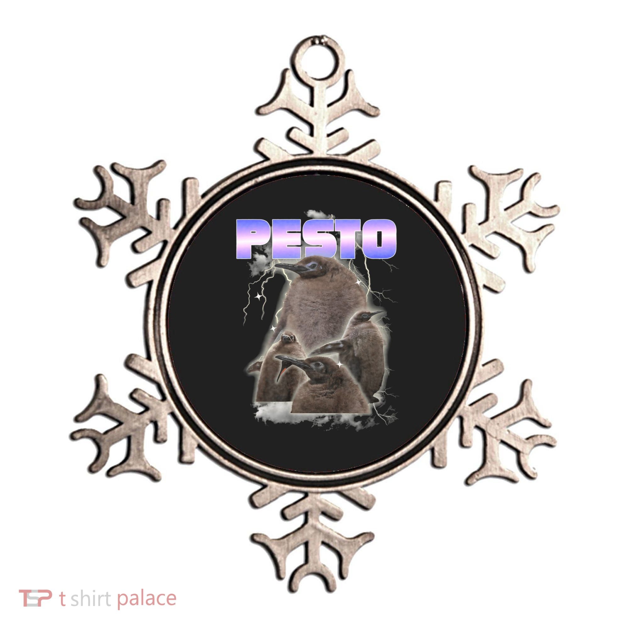 Pesto The Big Penguin Retro Ornament