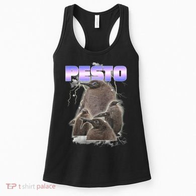 Pesto The Big Penguin Retro Women's Tank Top