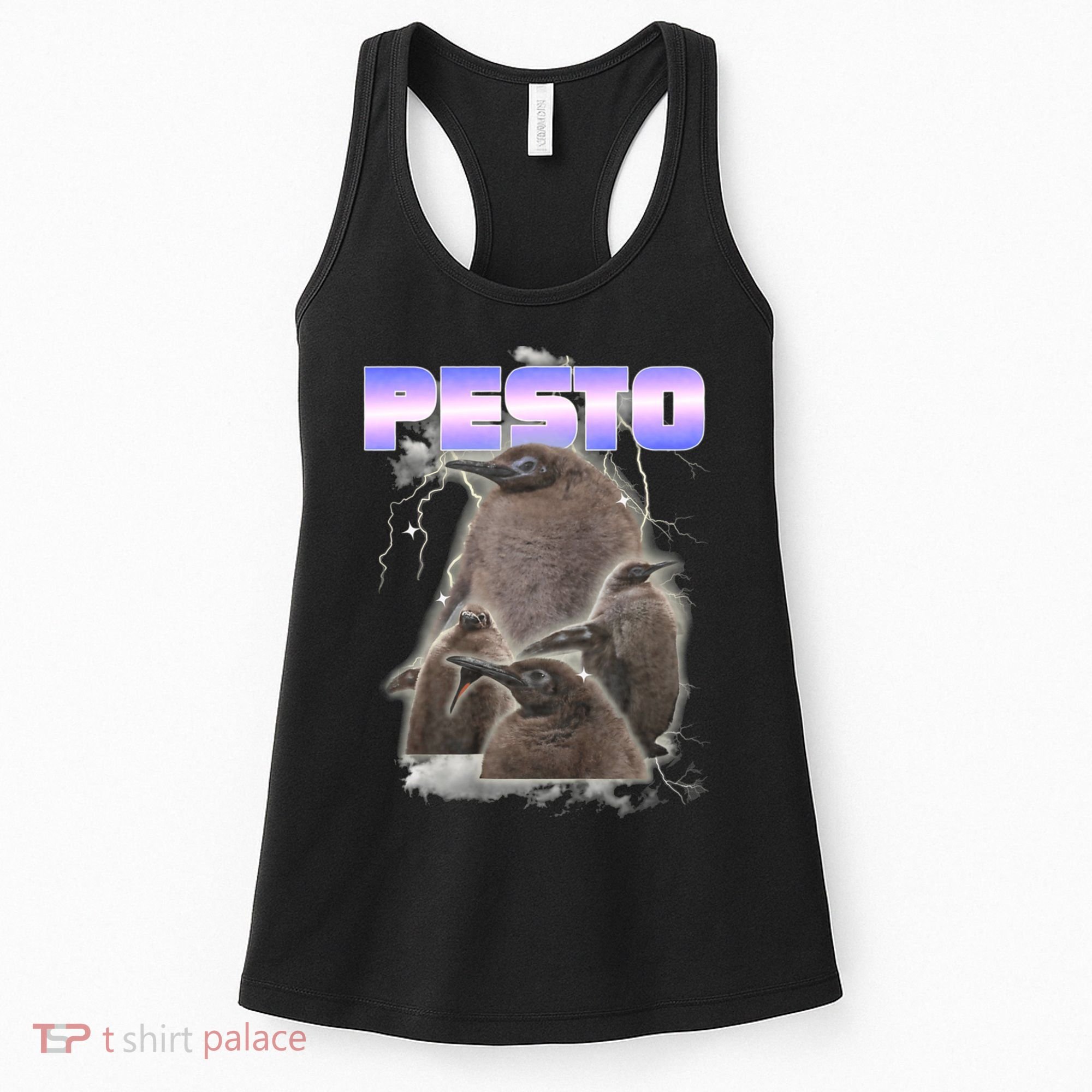 Pesto The Big Penguin Retro Women's Tank Top