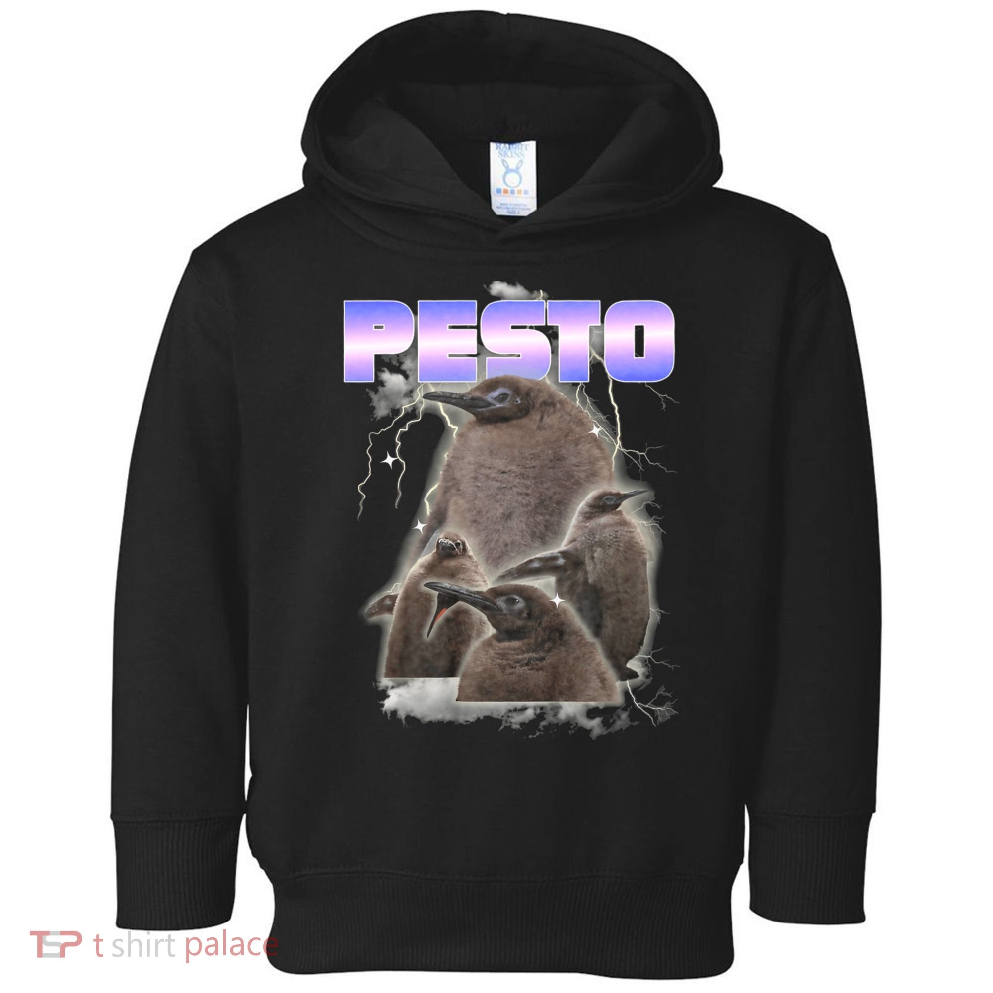 Pesto The Big Penguin Retro Toddler Hoodie
