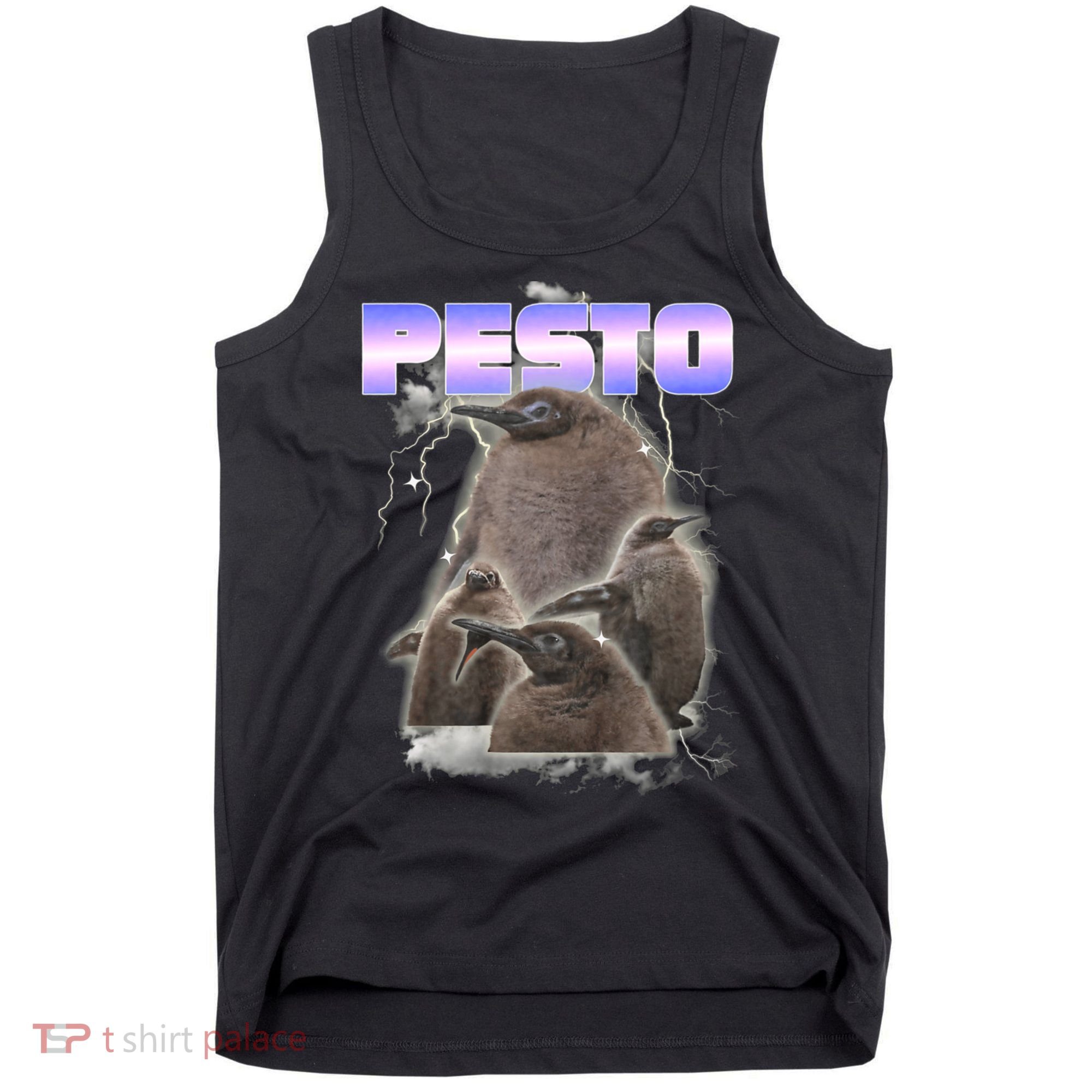 Pesto The Big Penguin Retro Tank Top