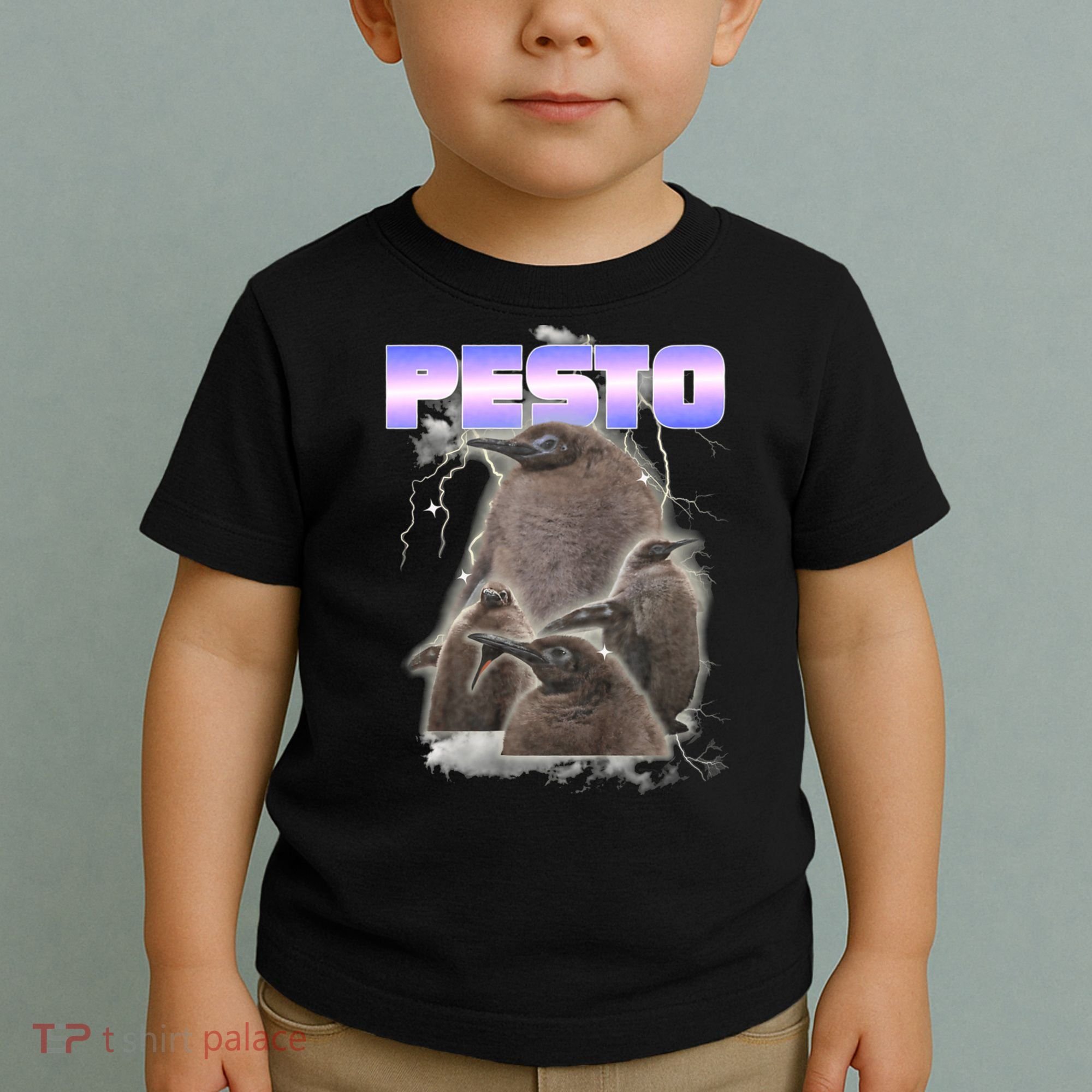 Pesto The Big Penguin Retro Toddler T-Shirt