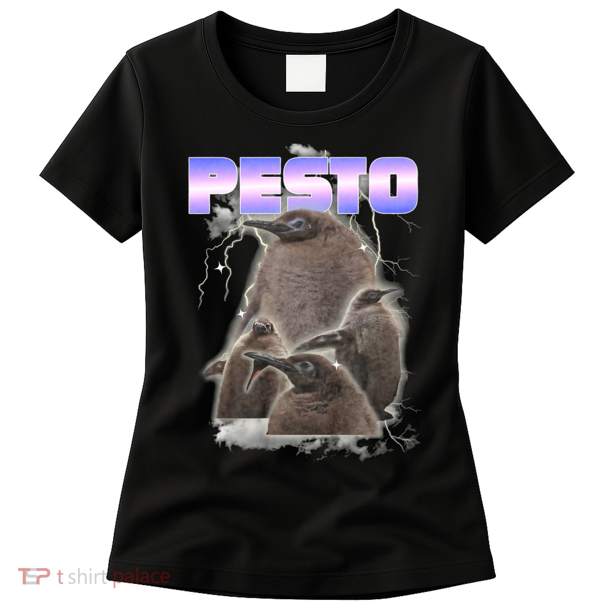 Pesto The Big Penguin Retro Women's T-Shirt