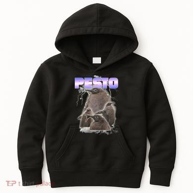 Pesto The Big Penguin Retro Kids Hoodie
