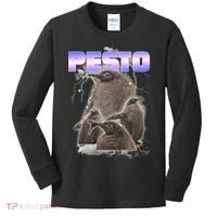 Pesto The Big Penguin Retro Kids Long Sleeve Shirt thumb 0
