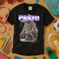 Pesto The Big Penguin Retro Kids T-Shirt thumb 3