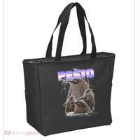Pesto The Big Penguin Retro Tote Bag thumb 2