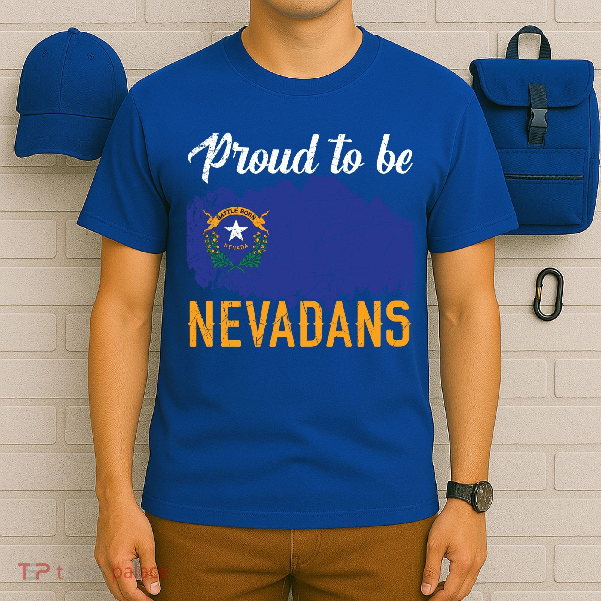 Proud To Be Nevadans Usa America Nevadians I Love Nevada Cool Gift T-Shirt