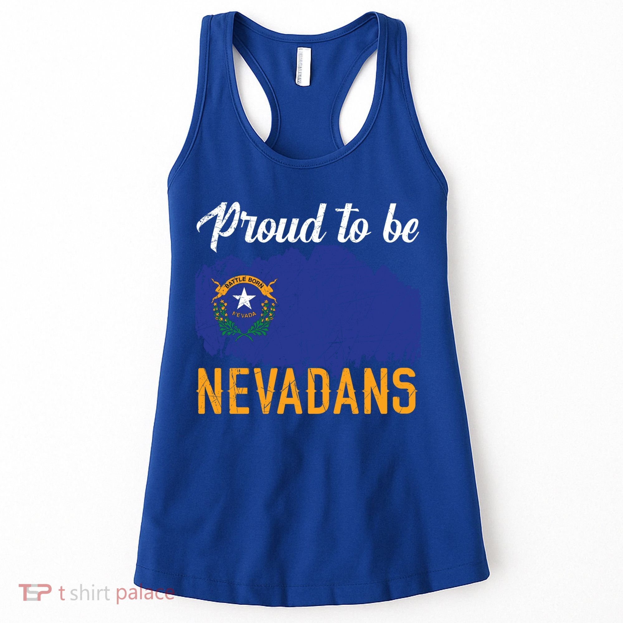 Proud To Be Nevadans Usa America Nevadians I Love Nevada Cool Gift Women's Tank Top