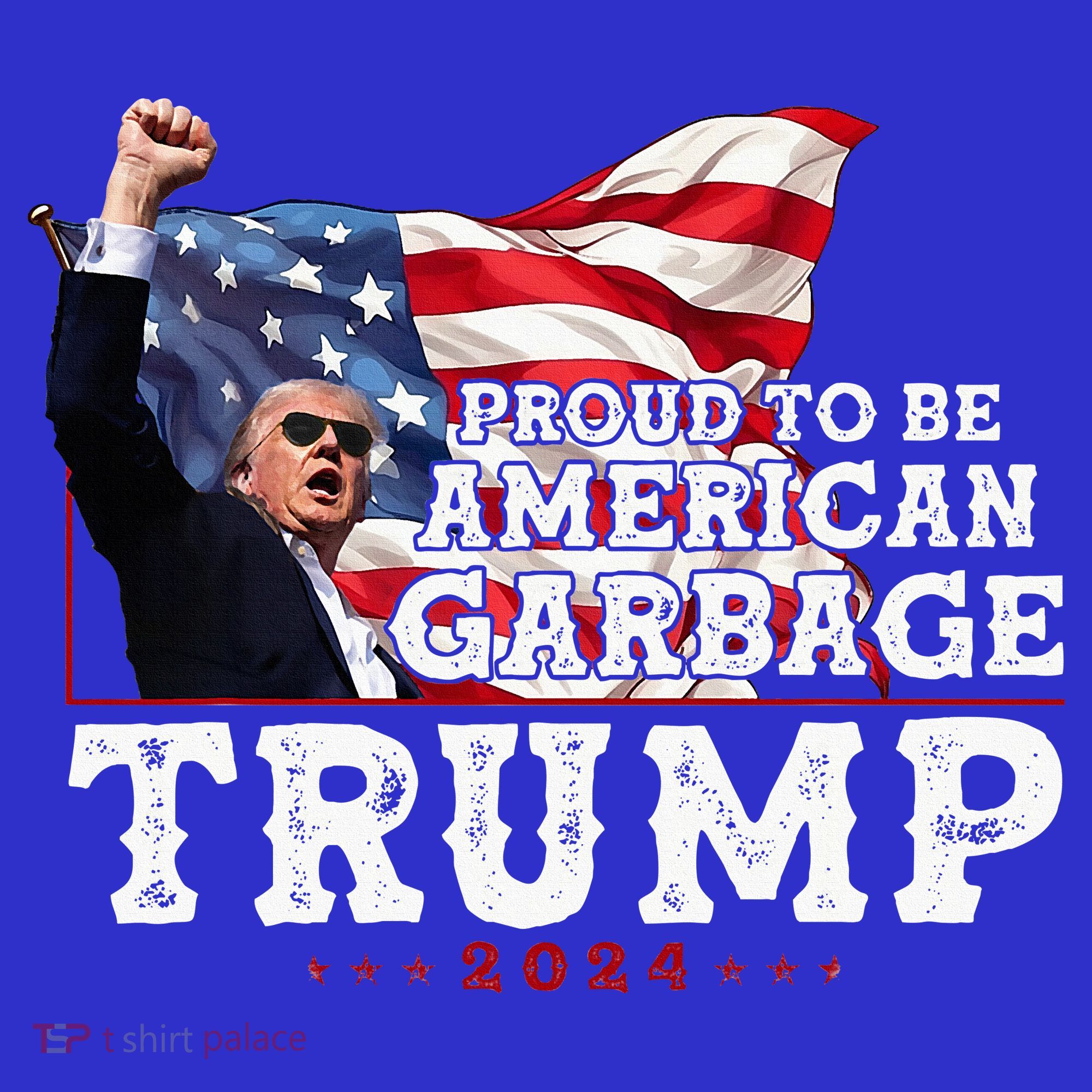Proud To Be American Garbage & Trump Supporter Vote Trump Women's Tank Top