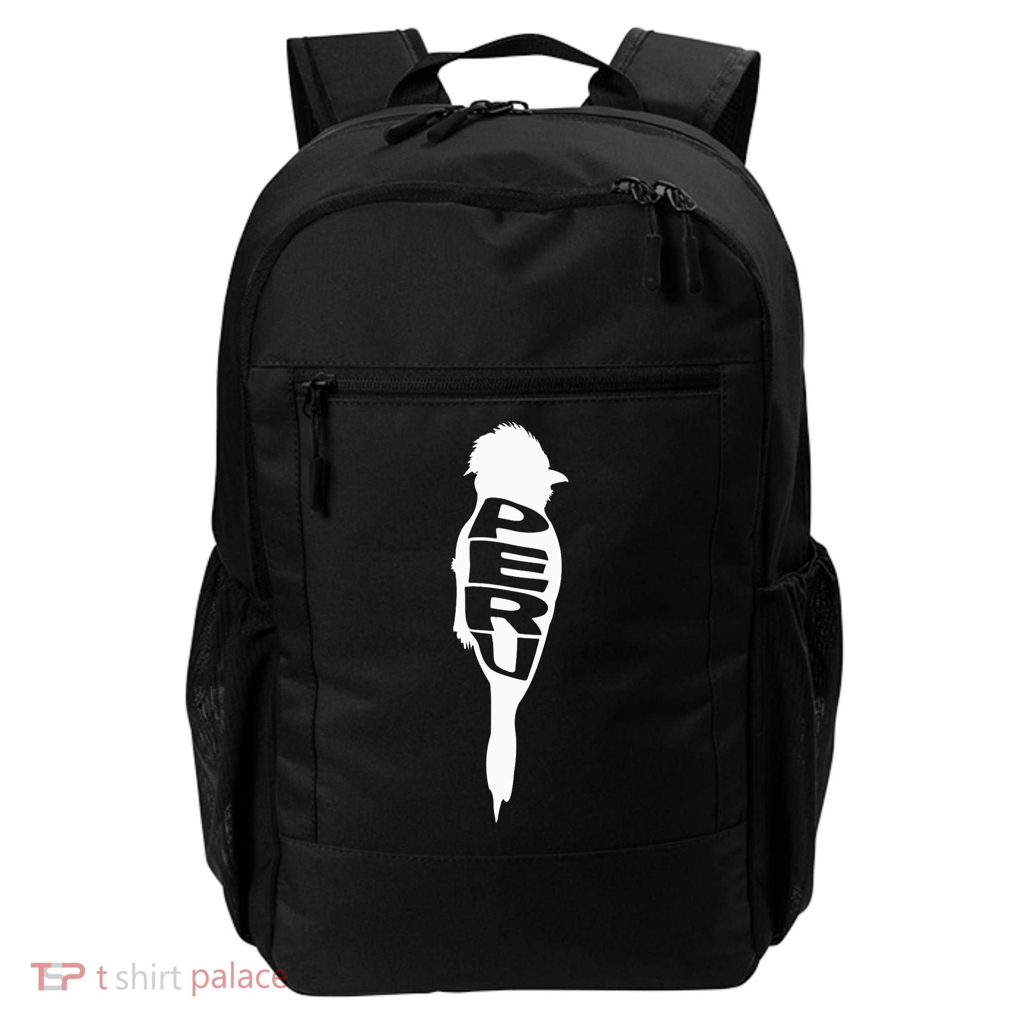 Peru Tunki Bird Word Art - Funny Animal Backpack