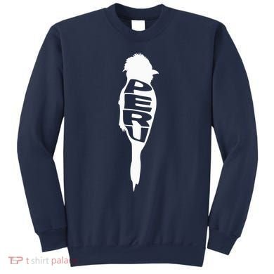 Peru Tunki Bird Word Art - Funny Animal Sweatshirt