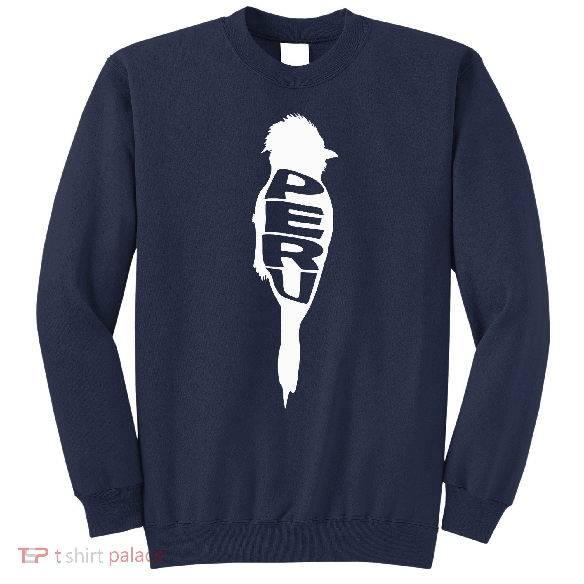 Peru Tunki Bird Word Art - Funny Animal Sweatshirt