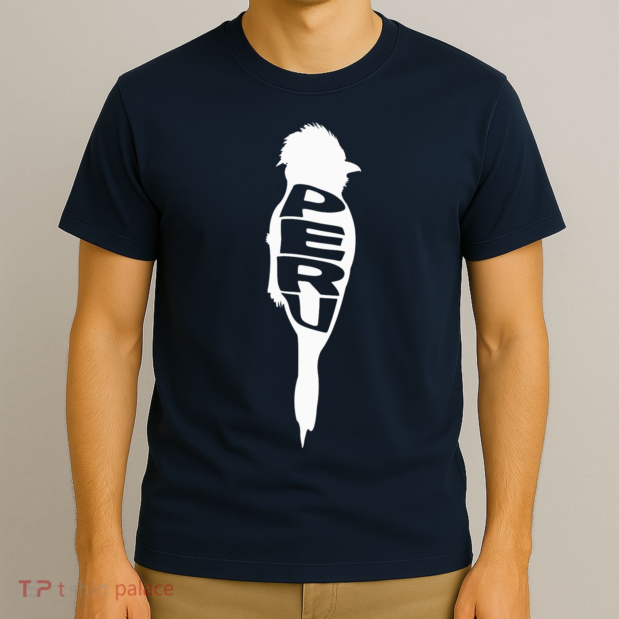 Peru Tunki Bird Word Art - Funny Animal T-Shirt