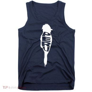 Peru Tunki Bird Word Art - Funny Animal Tank Top