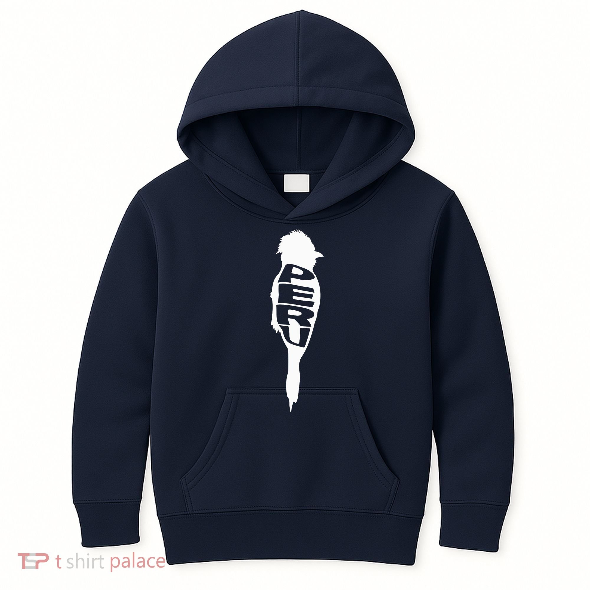 Peru Tunki Bird Word Art - Funny Animal Kids Hoodie