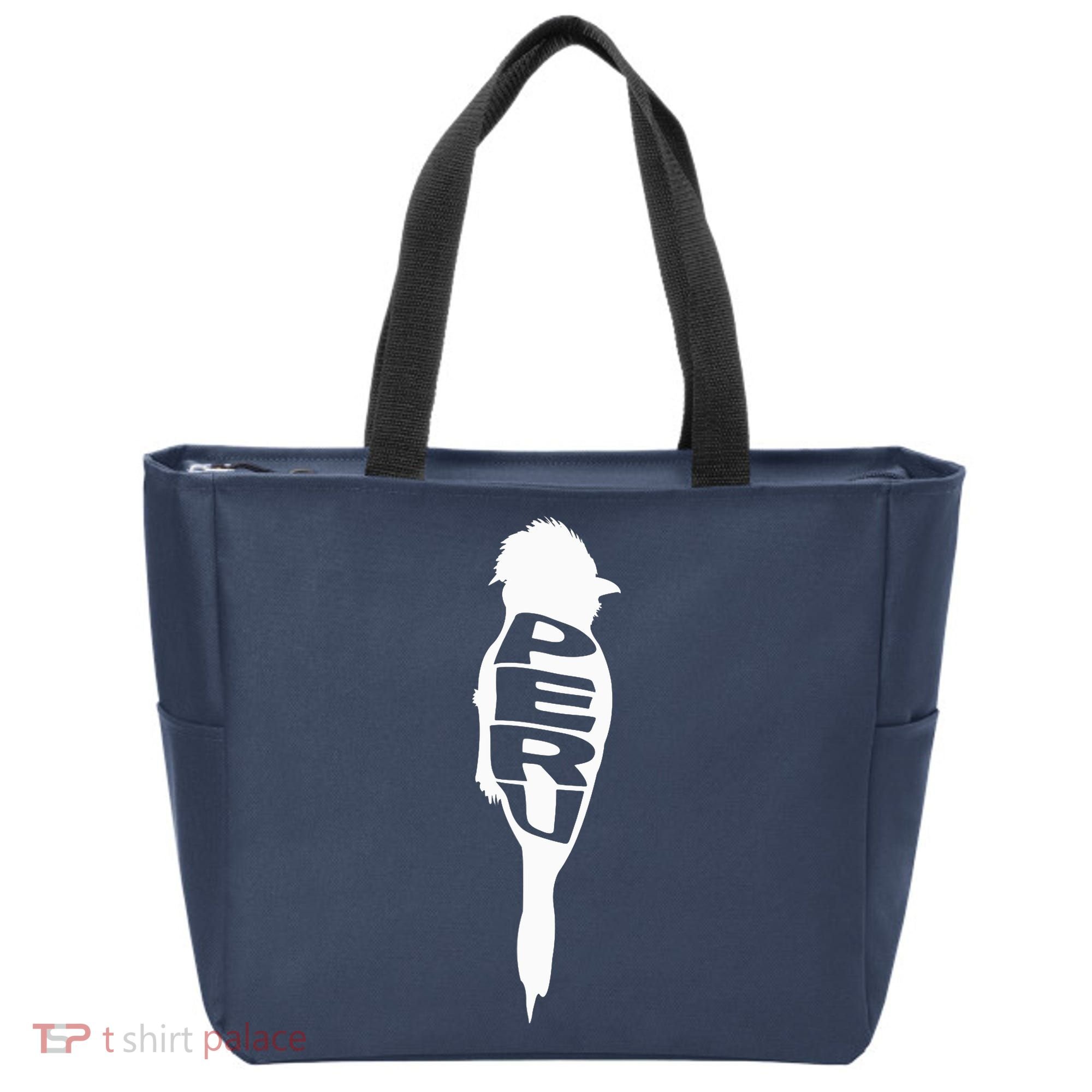Peru Tunki Bird Word Art - Funny Animal Tote Bag