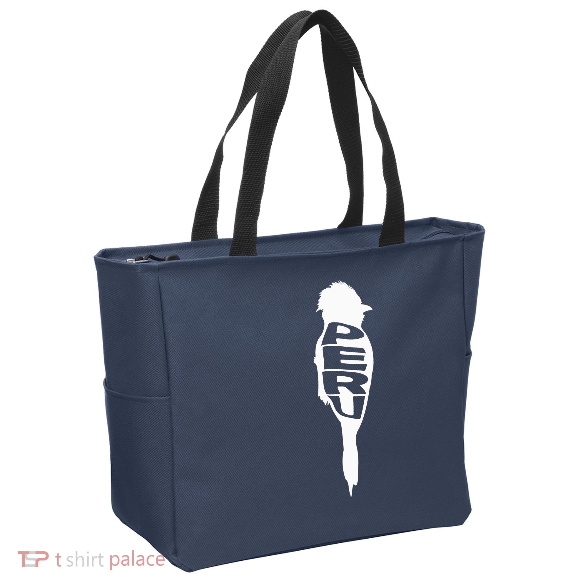 Peru Tunki Bird Word Art - Funny Animal Tote Bag