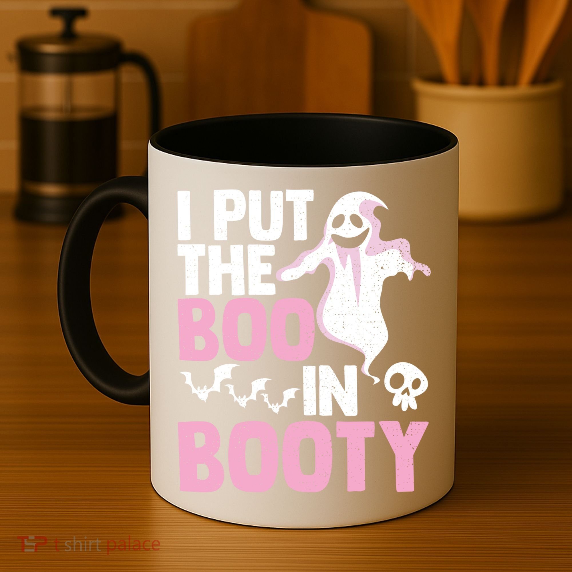 Put The Boo In Booty Funny Halloween Ghost Lover Joke Fan Gift Coffee Mug