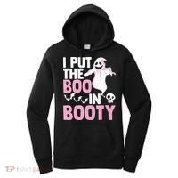 Put The Boo In Booty Funny Halloween Ghost Lover Joke Fan Gift Women's Hoodie thumb 0