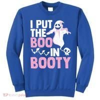 Put The Boo In Booty Funny Halloween Ghost Lover Joke Fan Gift Sweatshirt thumb 0