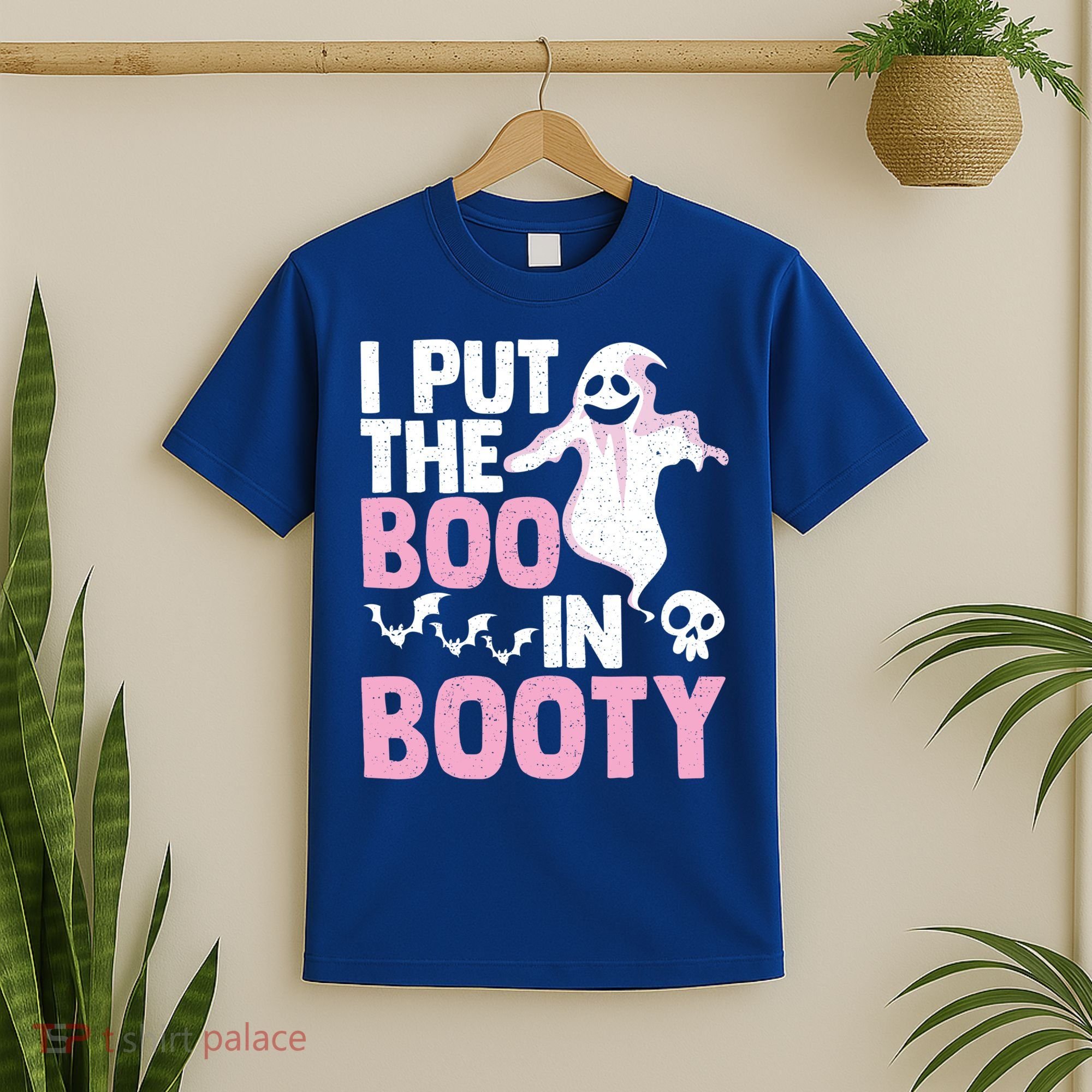 Put The Boo In Booty Funny Halloween Ghost Lover Joke Fan Gift T-Shirt