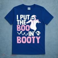 Put The Boo In Booty Funny Halloween Ghost Lover Joke Fan Gift T-Shirt thumb 5