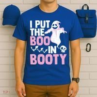 Put The Boo In Booty Funny Halloween Ghost Lover Joke Fan Gift T-Shirt thumb 6