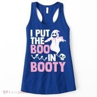 Put The Boo In Booty Funny Halloween Ghost Lover Joke Fan Gift Women's Tank Top thumb 0