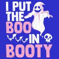 Put The Boo In Booty Funny Halloween Ghost Lover Joke Fan Gift Baby Bodysuit thumb 2