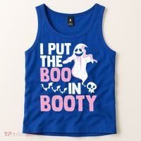 Put The Boo In Booty Funny Halloween Ghost Lover Joke Fan Gift Tank Top thumb 2