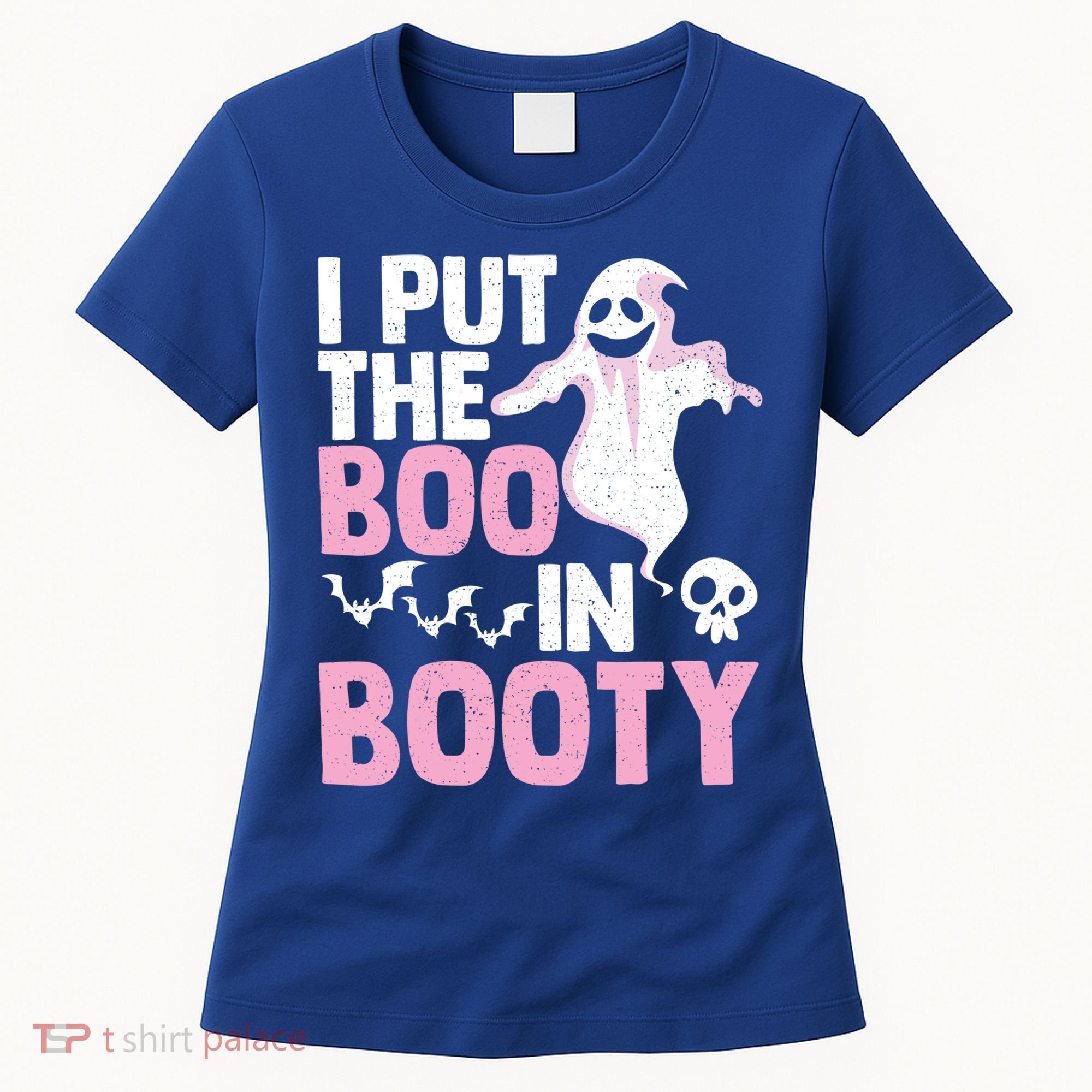 Put The Boo In Booty Funny Halloween Ghost Lover Joke Fan Gift Women's T-Shirt